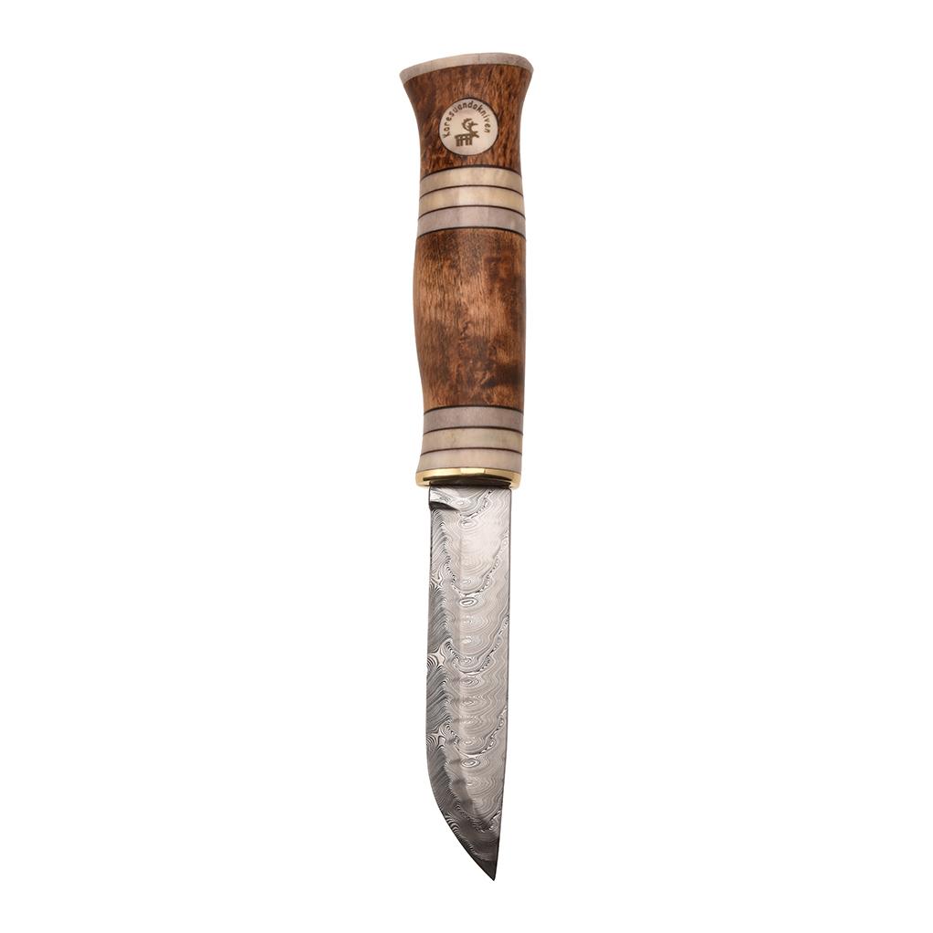 Karesuando - Damasteel Nordic Light - Jagdmesser mit Lederscheide - Produktbild 1