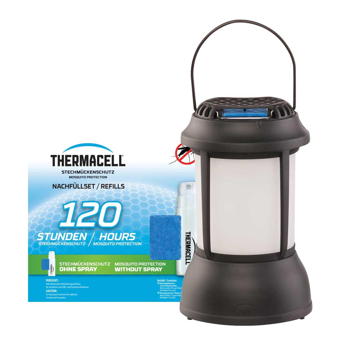 Mückenschutz Set: PSLL2 Laterne + 120Std Nachfüllpack - Produktbild 1