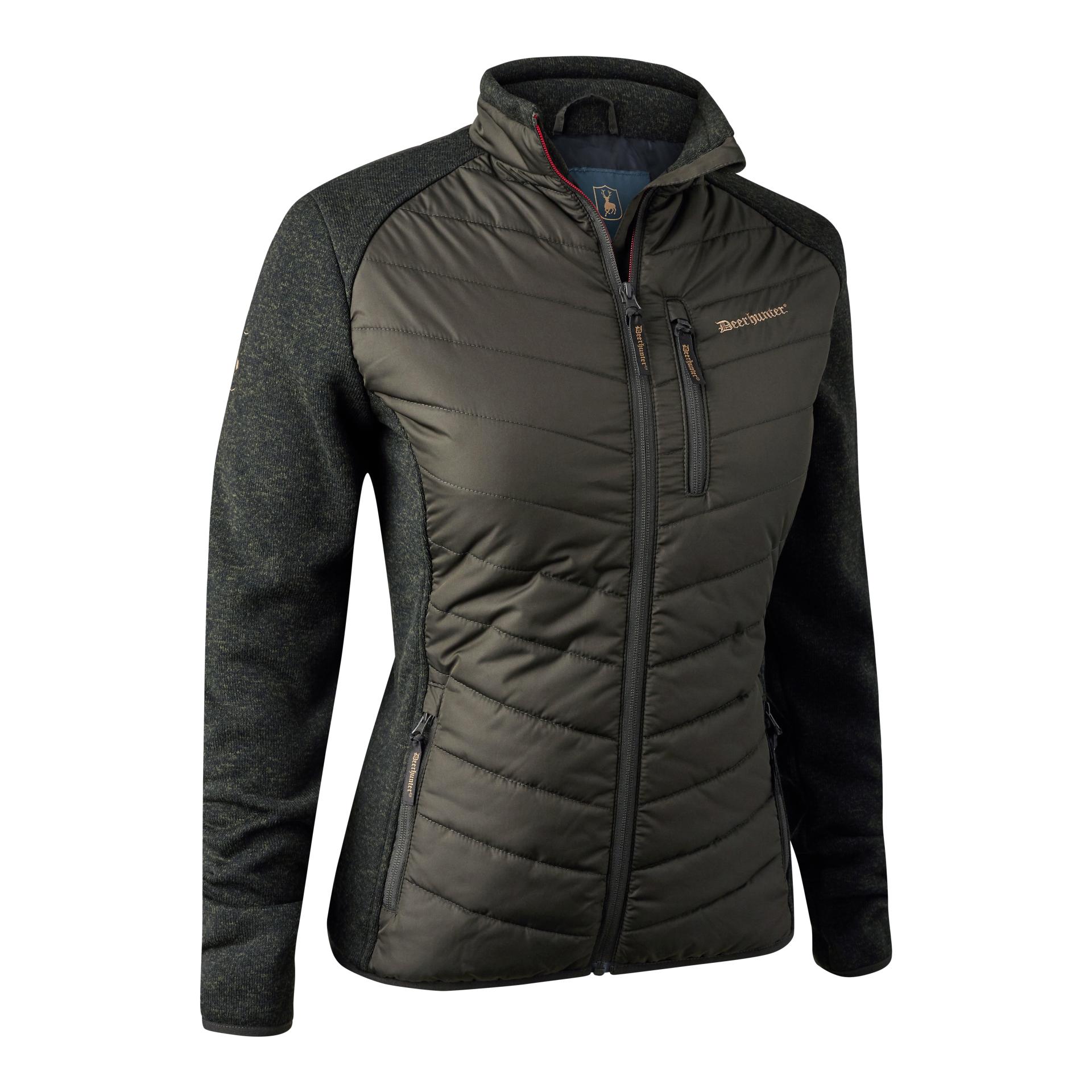 Damen Caroline Padded Jacke mit Strick - Timber - Produktbild 1