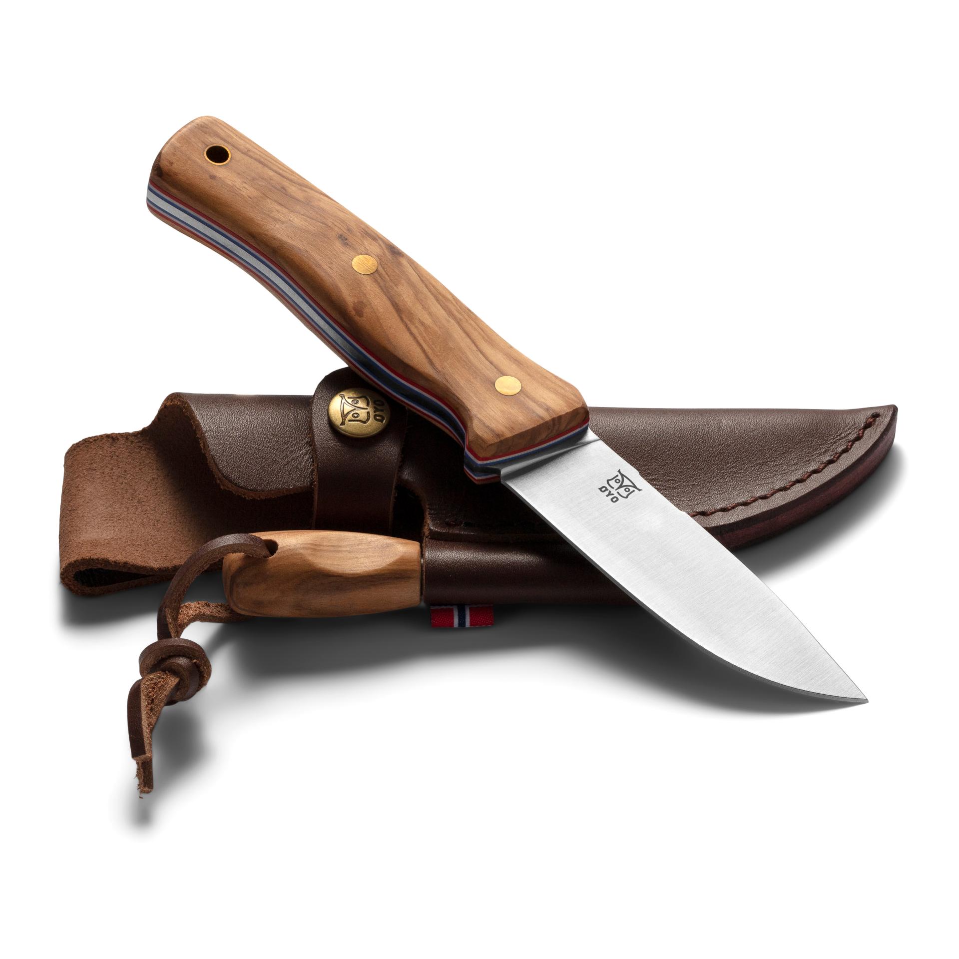 FEMUNDEN - Jagd/Outdoormesser mit Lederscheide (Full Tang)  - Produktbild 1
