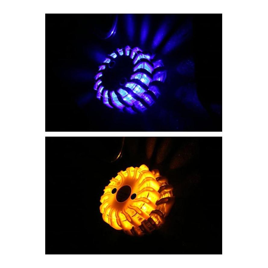 LED Blitzer / Warnleuchte - Gelb - Koffer 6x Akku - Produktbild 4
