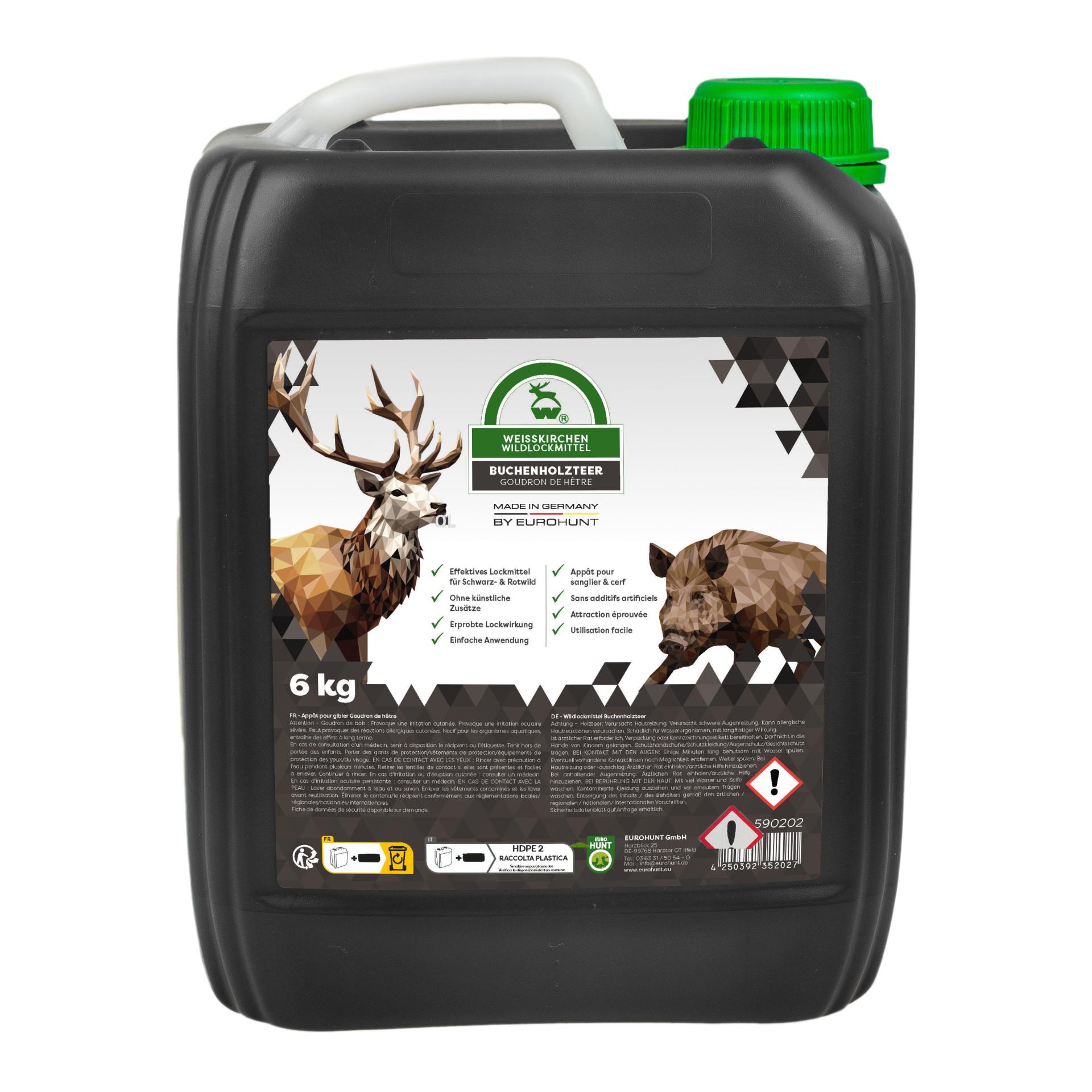 Buchenholzteer Kanister - 6kg - Produktbild 1