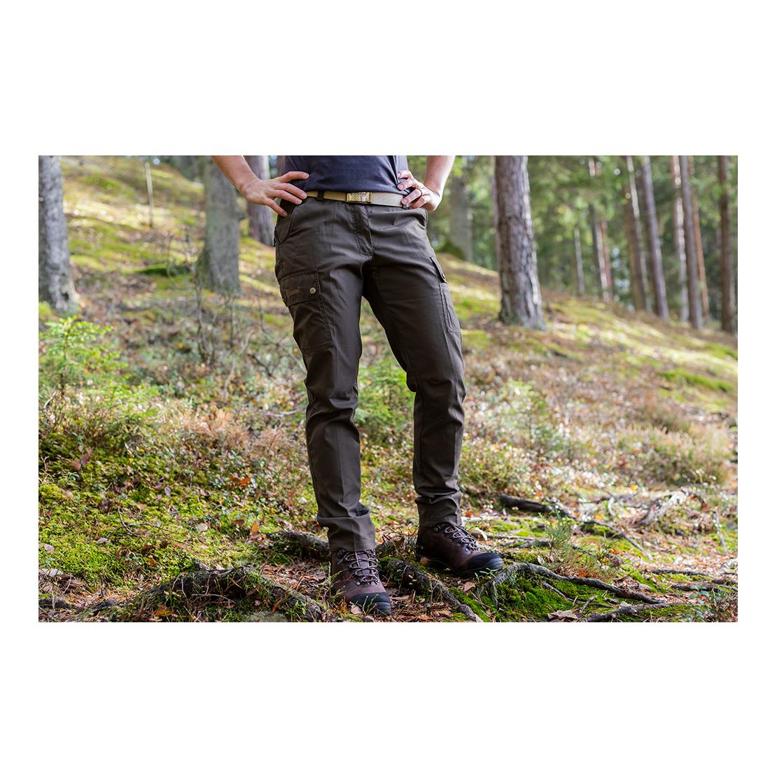 Hose Damen Finnveden Tighter - Dunkeloliv   - Produktbild 3