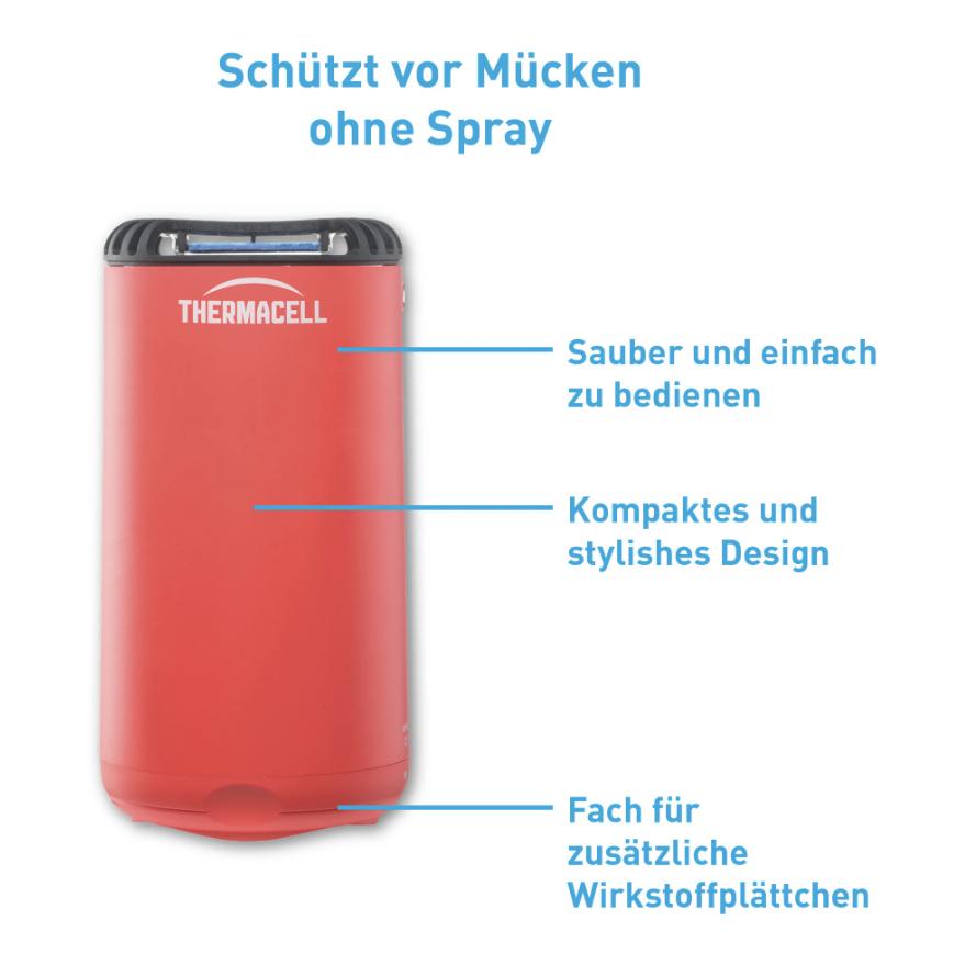 Mückenschutz Set: HALOmini Rot + Nachfüllpack 120Std - Produktbild 6