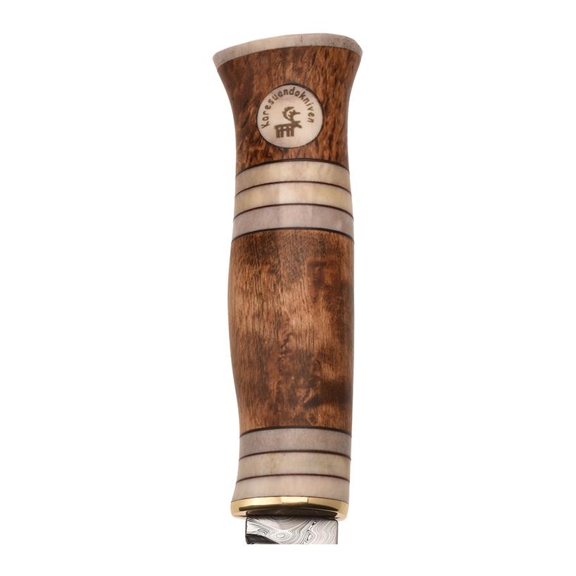 Karesuando - Damasteel Nordic Light - Jagdmesser mit Lederscheide - Produktbild 4