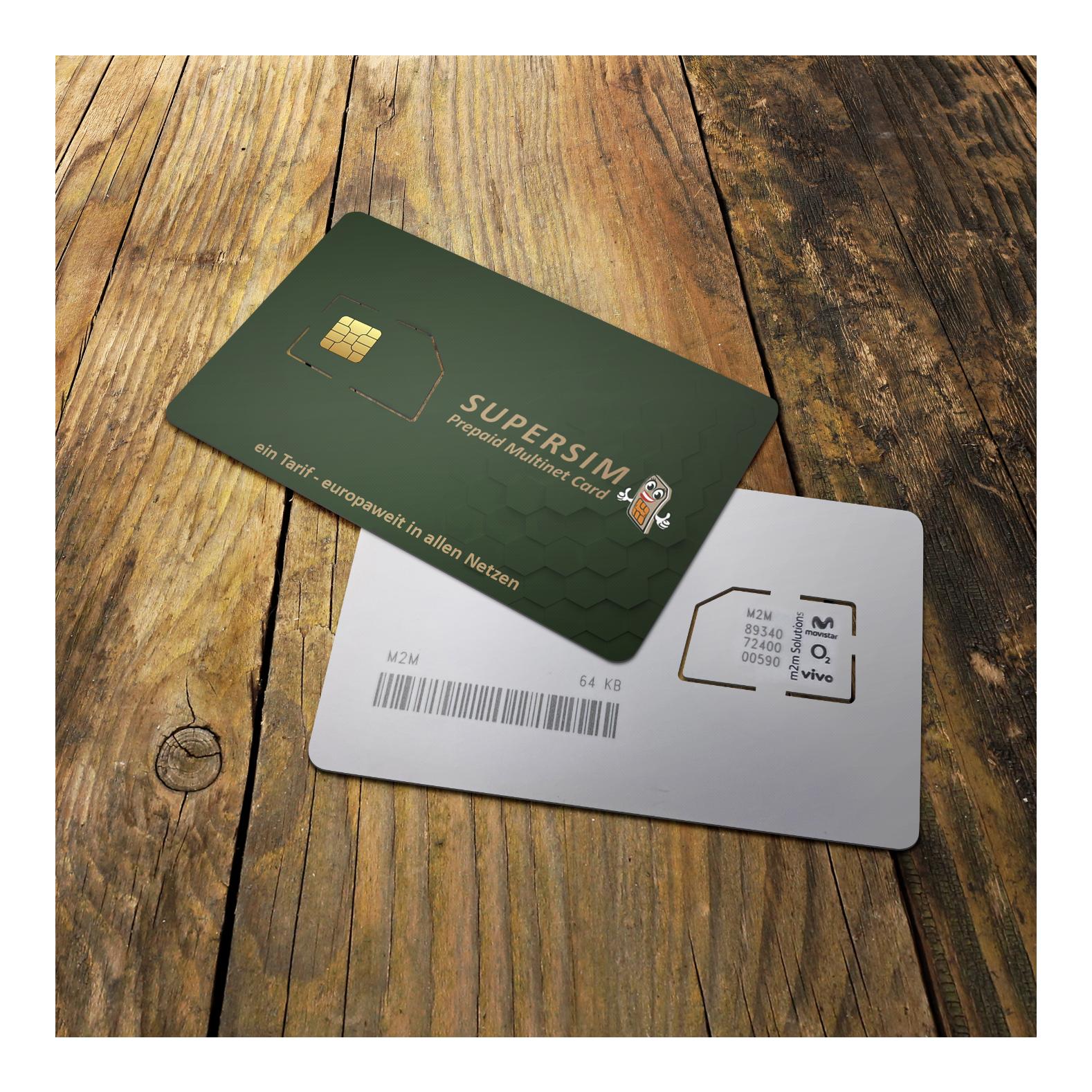 SUPERSIM Prepaid-Multinetzkarte für Wildkameras - Produktbild 1