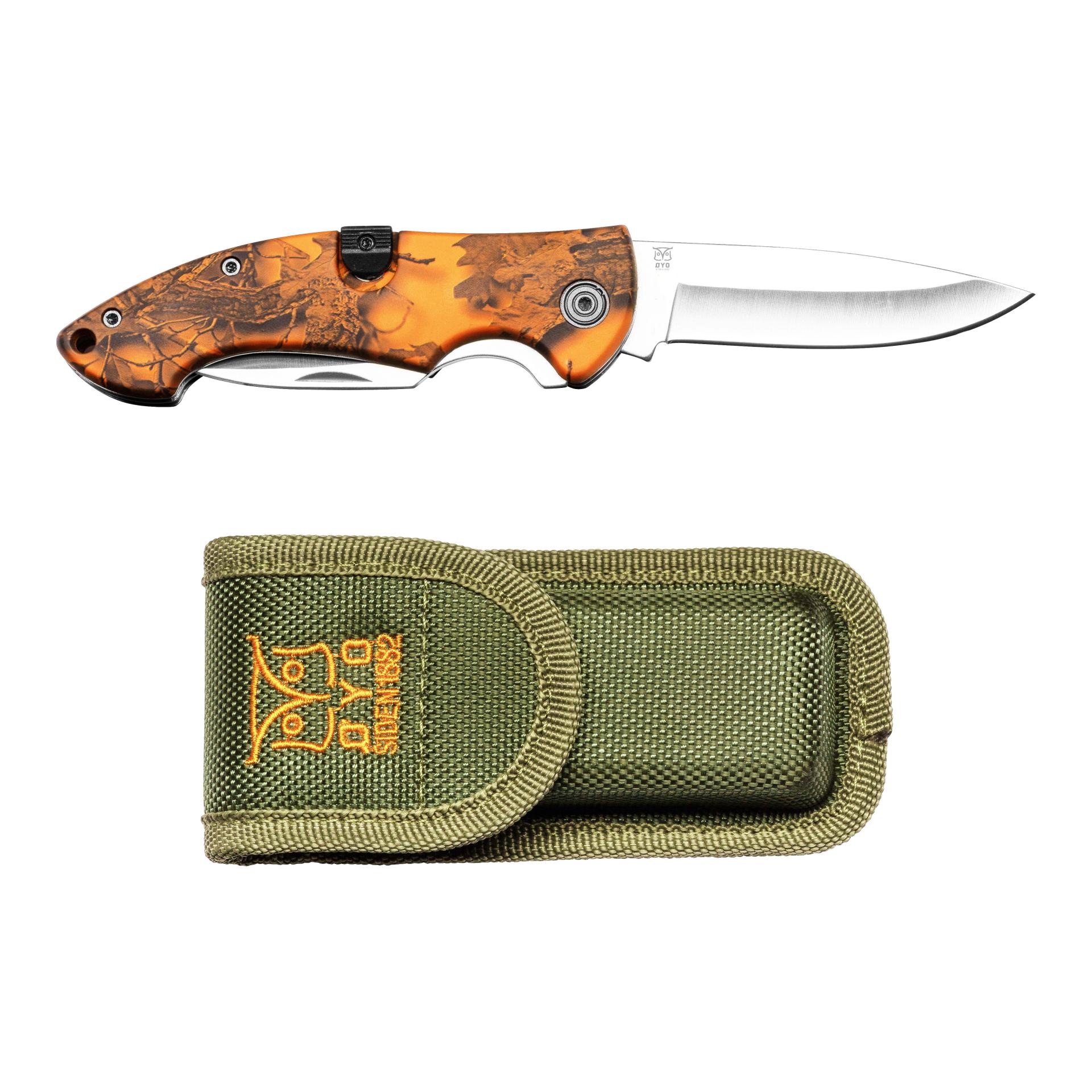 GEVIR DUO - Jagdklappmesser mit zwei Klingen und Hülle - Produktbild 4