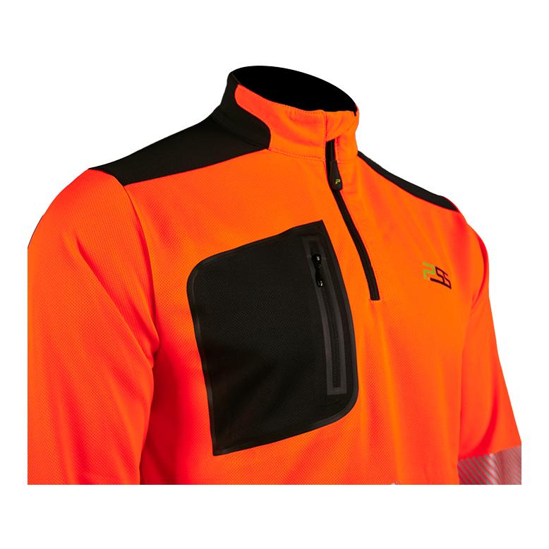 X-treme Skin Funktionsshirt langarm EN20471 - orange - Produktbild 5