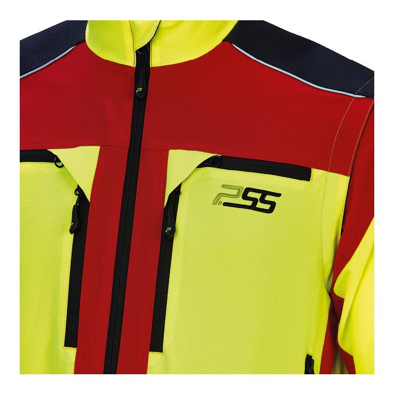 X-treme Vario Funktionsjacke - rot/gelb - Produktbild 2