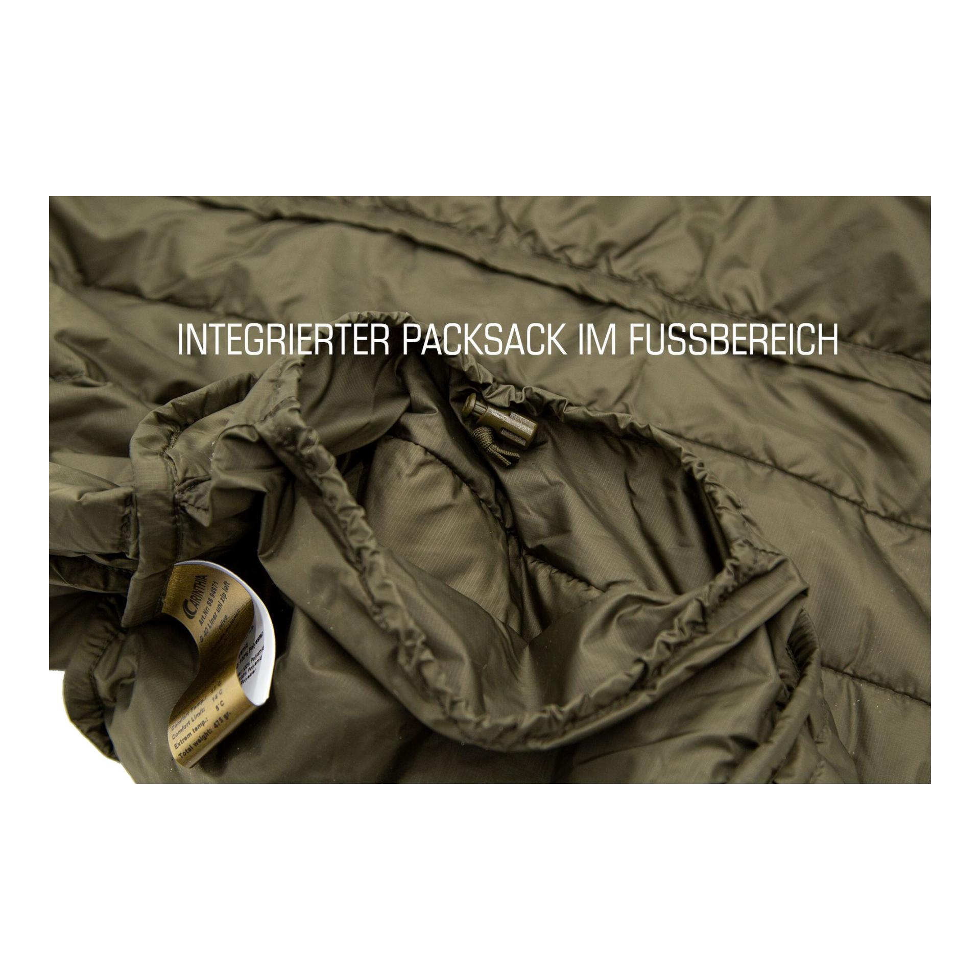 G40 Liner Schlafsack - Olive - Produktbild 4
