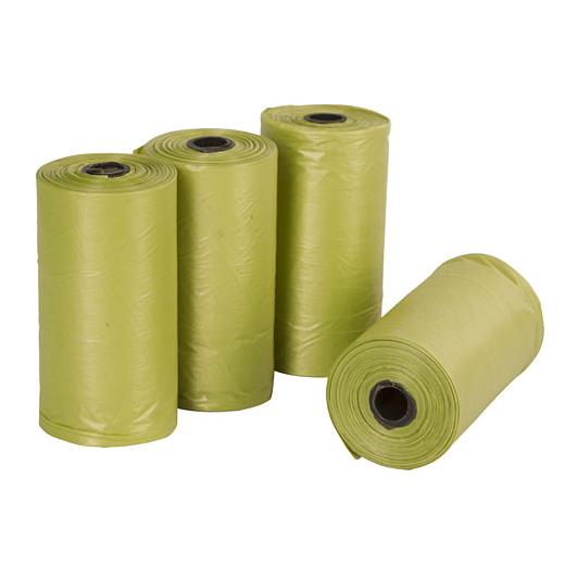 Hundekotbeutel 4x 20 Stk biologisch abbaubar - grün - Produktbild 1
