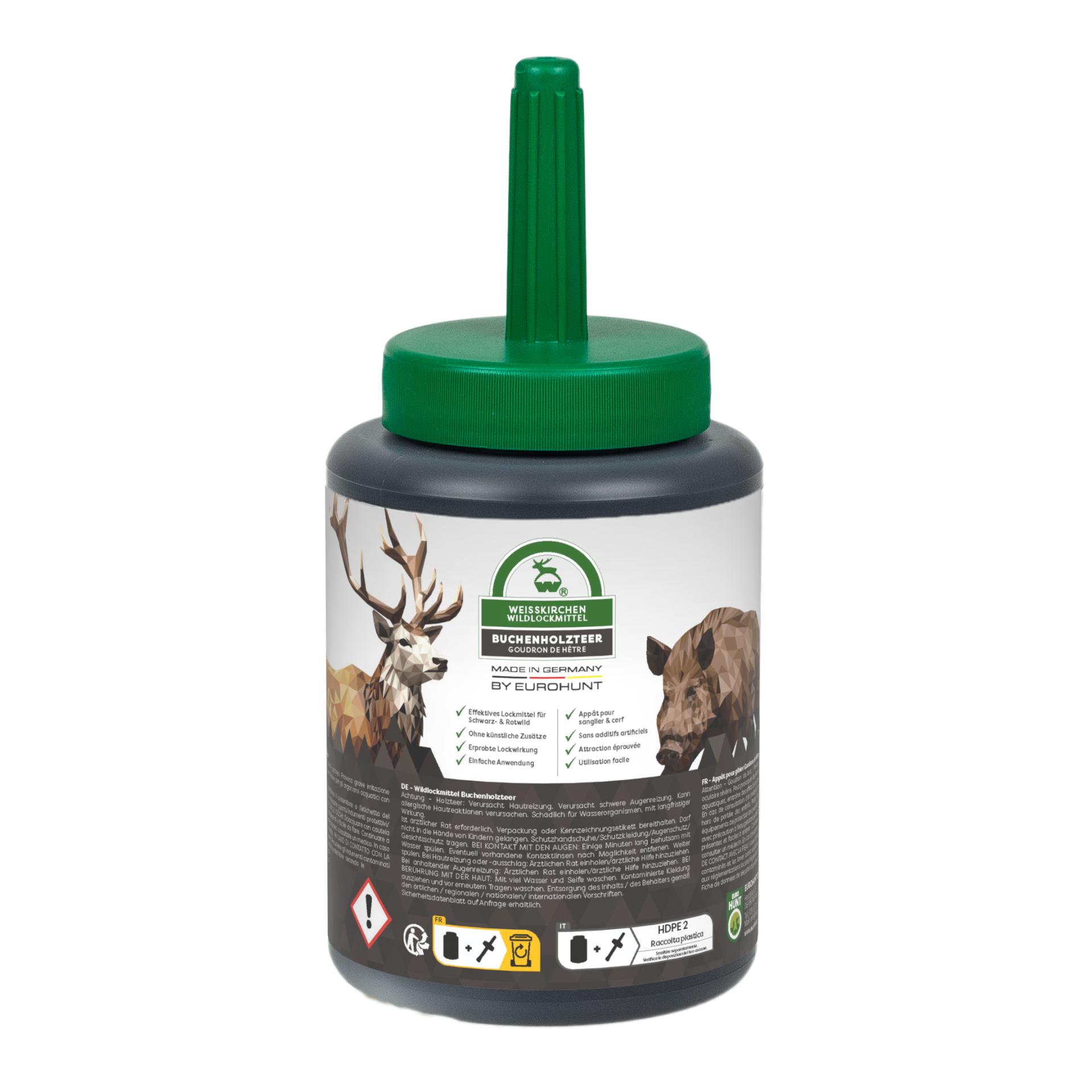 Buchenholzteer - 500 ml Dose + Pinsel - Produktbild 1