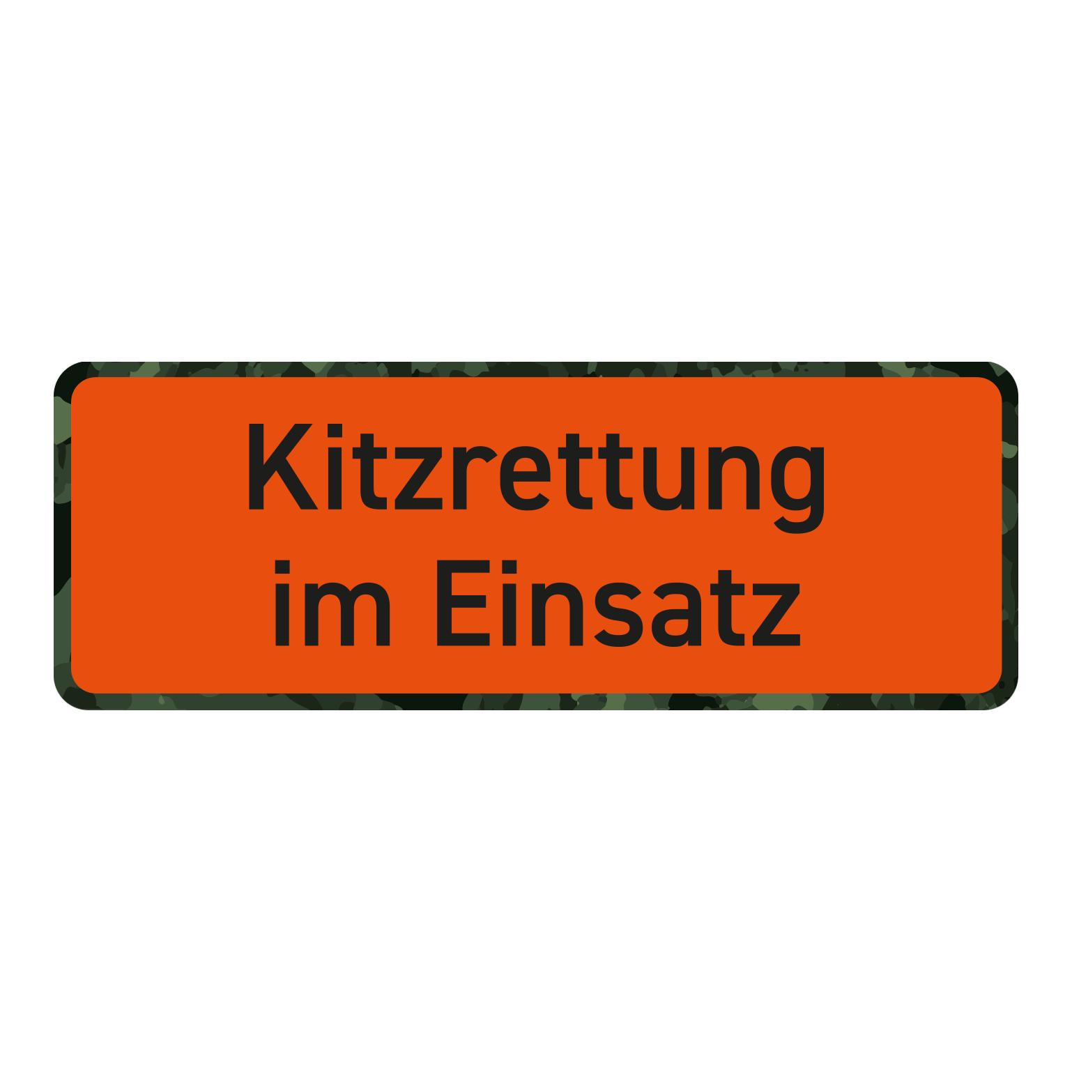 Schild - Kitzrettung im Einsatz - Produktbild 1