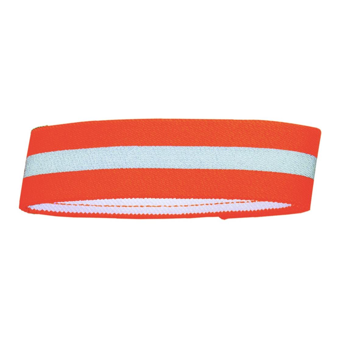 Warnband mit Klettverschluss 35 mm breit - orange - Produktbild 1
