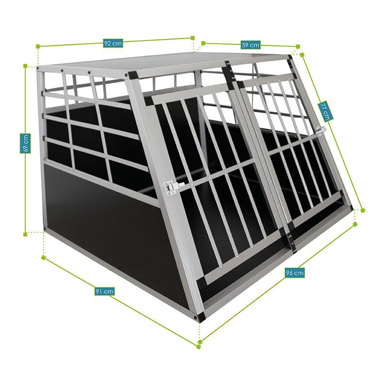 Hundetransportbox aus Aluminium Grösse XL - Produktbild 5