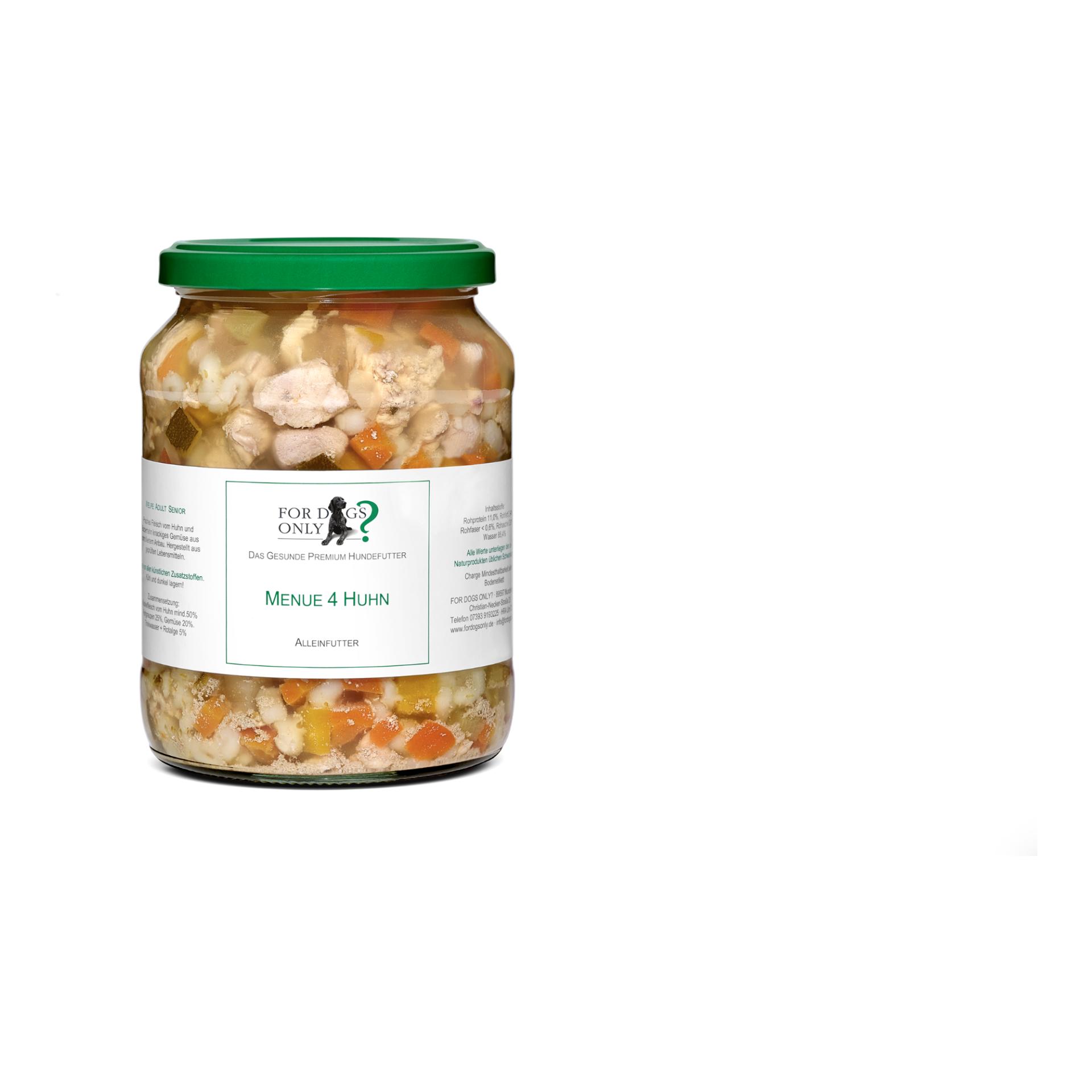 Premium Hundefutter Menue Huhn - Produktbild 3