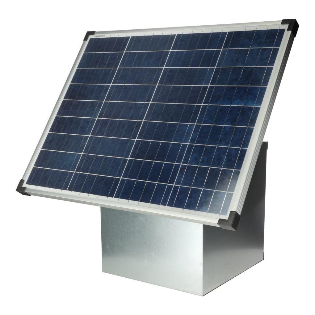 Solarmodul inkl. Halterung für Geräte mit Buchse - Produktbild 1