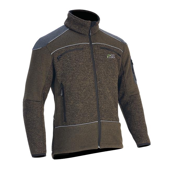 X-treme Arctic Faserstrickjacke - grün melange - Produktbild 1