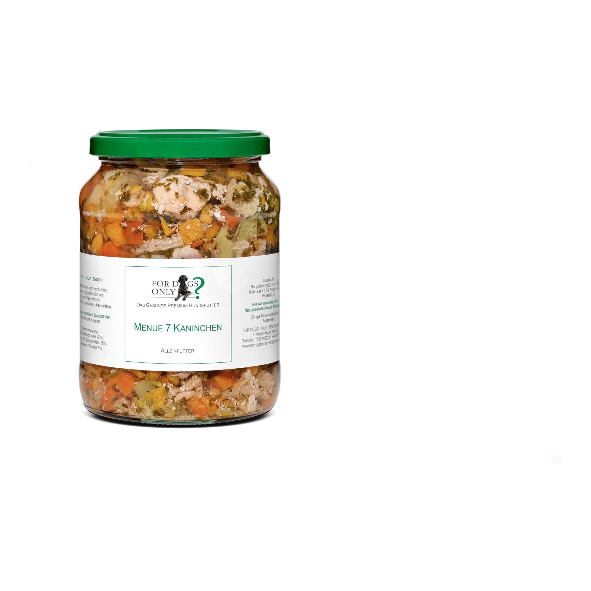 Premium Hundefutter Menue Kaninchen - Produktbild 4