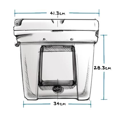TUNDRA 45 White - Kühlbox - Produktbild 4