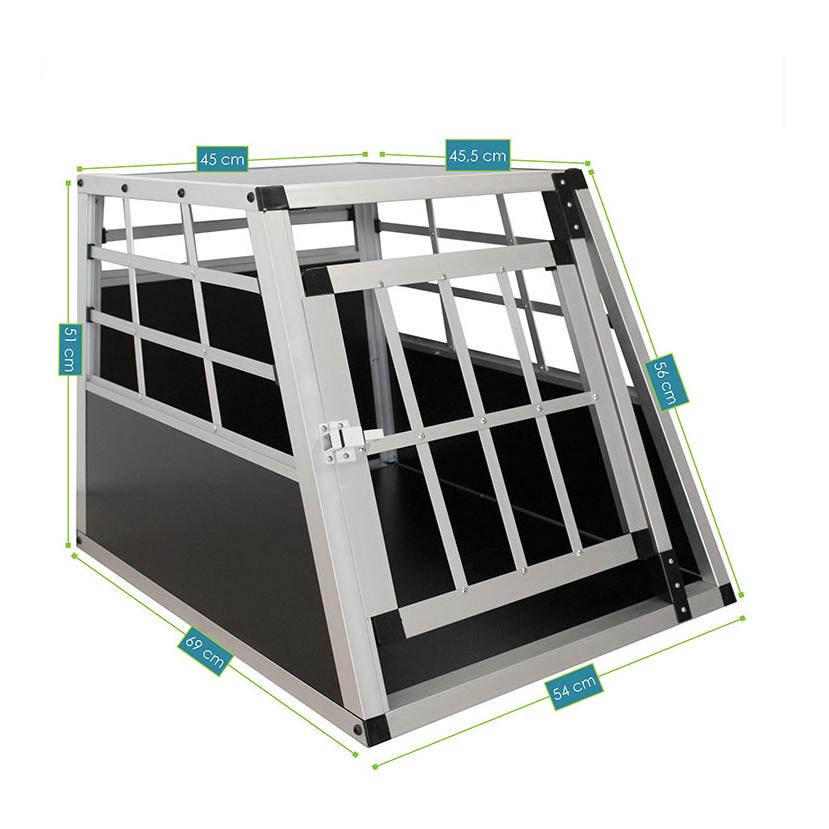 Hundetransportbox aus Aluminium Grösse M - Produktbild 2