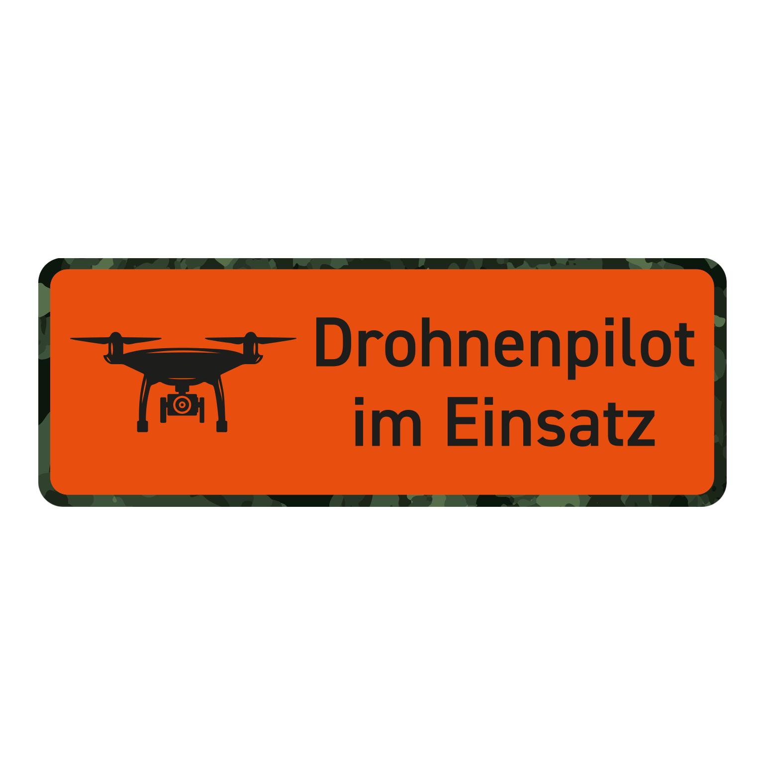 Schild - Drohnenpilot im Einsatz - Produktbild 1