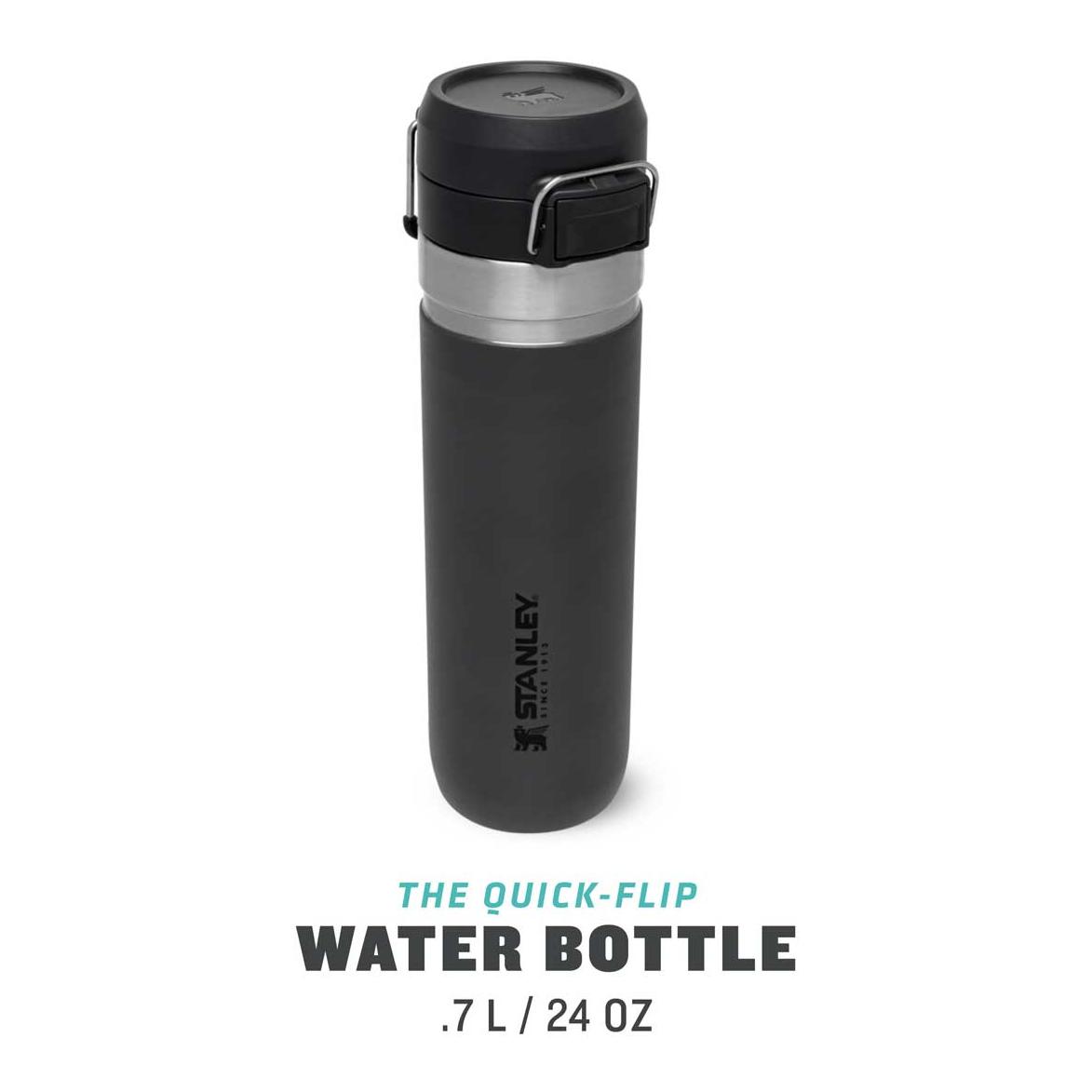Quick Flip Water Bottle 700 ml - Charcoal - Produktbild 2
