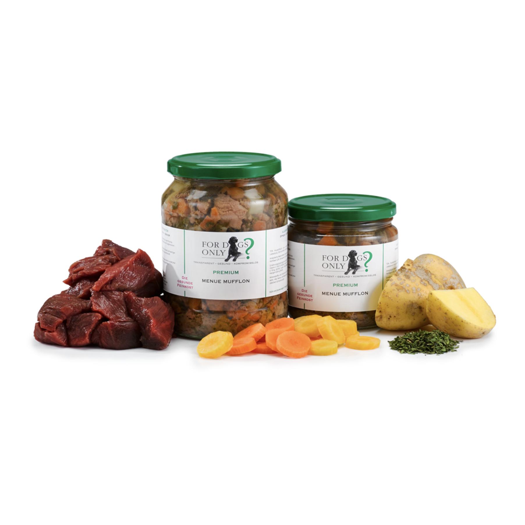 Premium Hundefutter Menue Mufflon - Produktbild 1