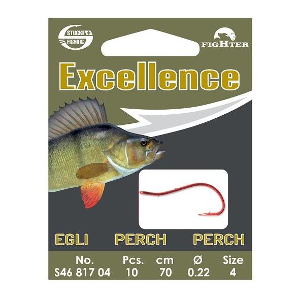 Excellence - Haken geknüpft - Egli - rot - Produktbild 1