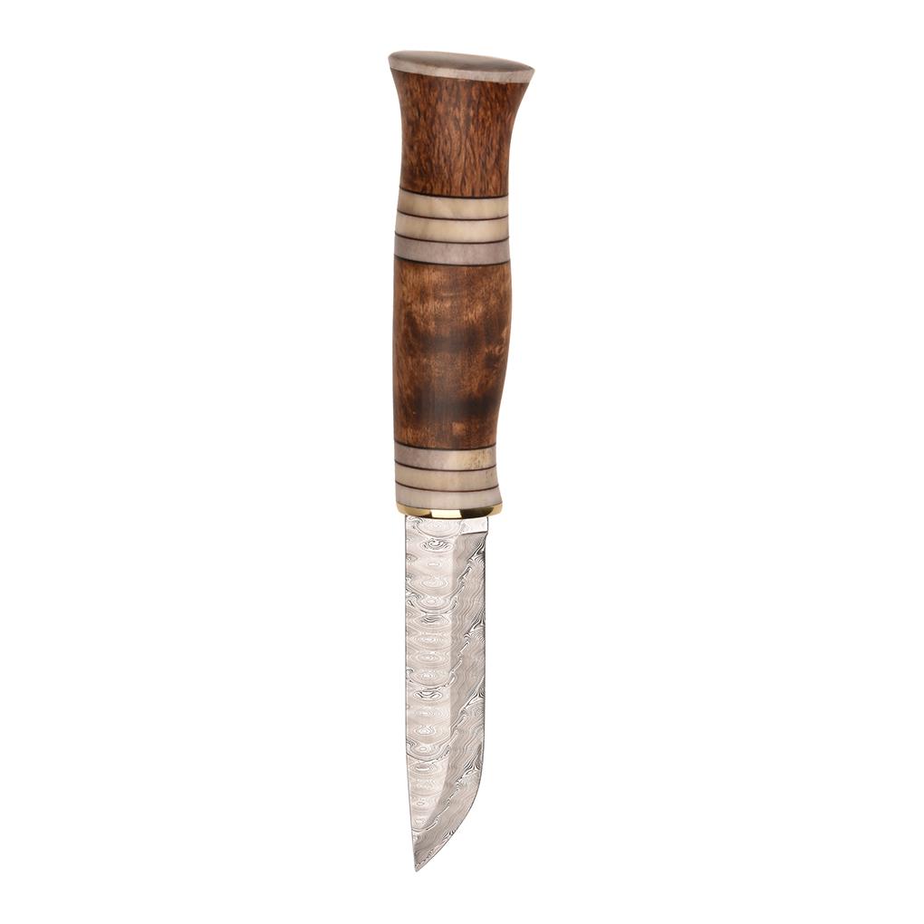 Karesuando - Damasteel Nordic Light - Jagdmesser mit Lederscheide - Produktbild 2