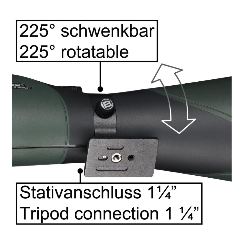20-60x80 Pirsch Gen. II Spektiv 45° - Produktbild 5