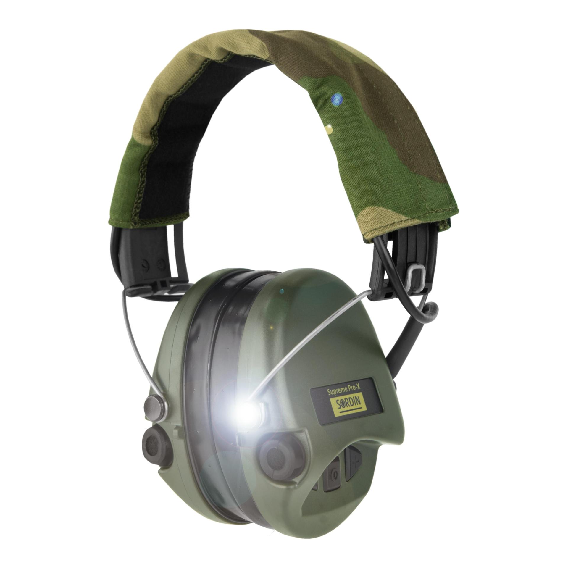 Supreme Pro X LED mit Camo-Band und Gelkissen - Grüne Cups - Produktbild 1