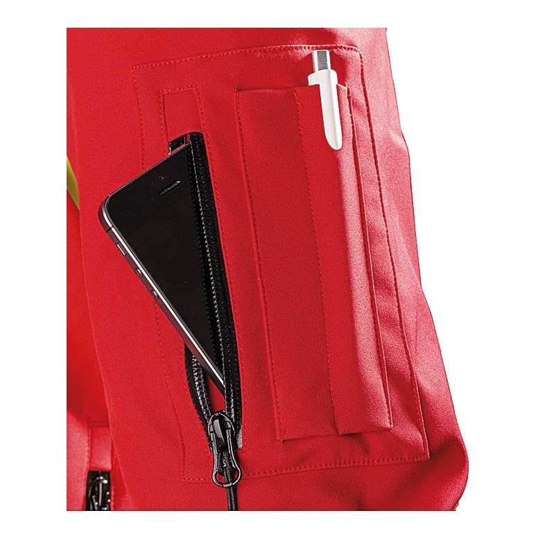 X-treme Shell Softshelljacke - rot/gelb - Produktbild 4