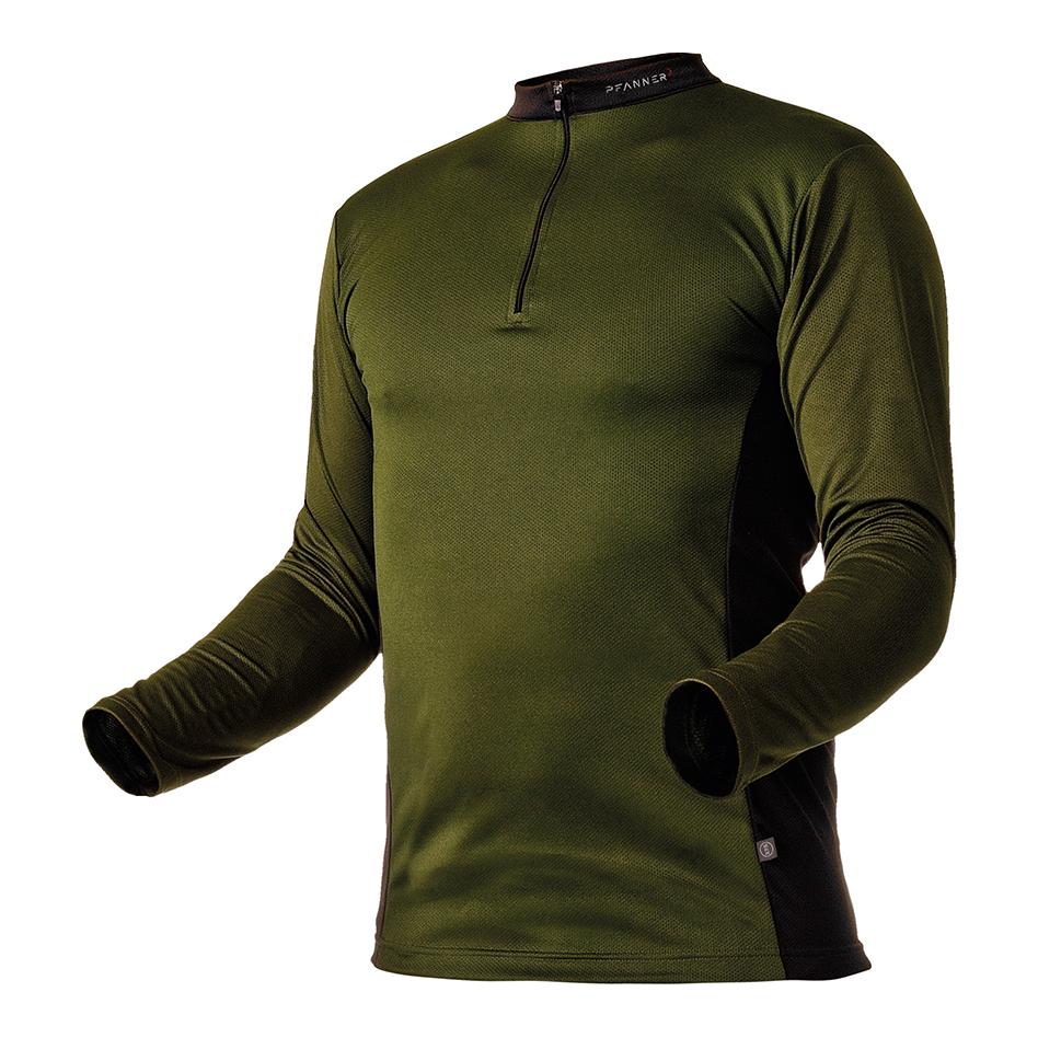 Zipp-Neck Shirt Langarm - Produktbild 1