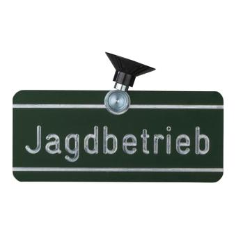 Autoschild Jagdbetrieb - Produktbild 1