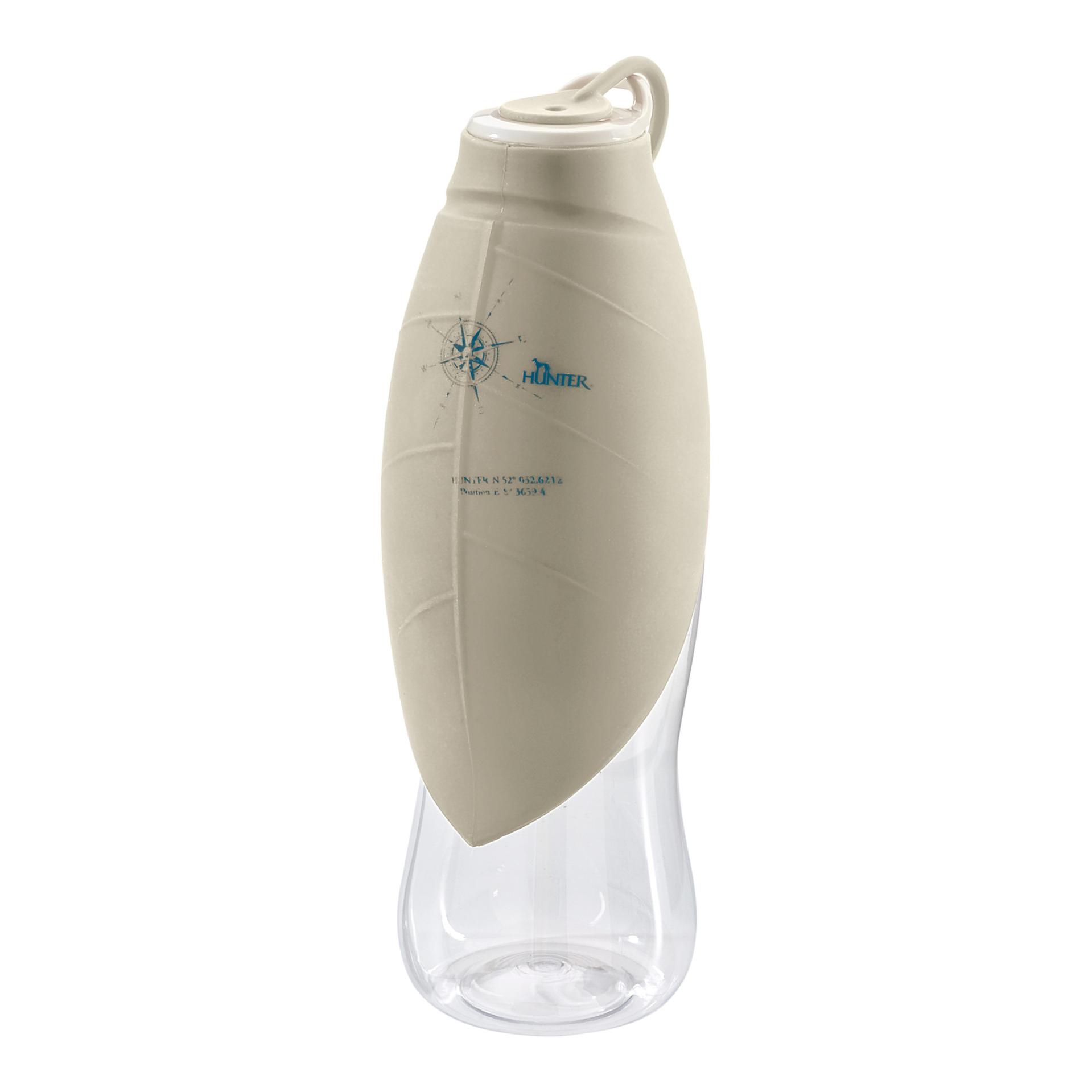 Outdoor Trinkflasche mit Silikonnapf List - beige - Produktbild 3