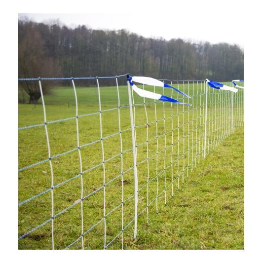 Herdenschutzband blau/weiss 80 mm - Produktbild 4
