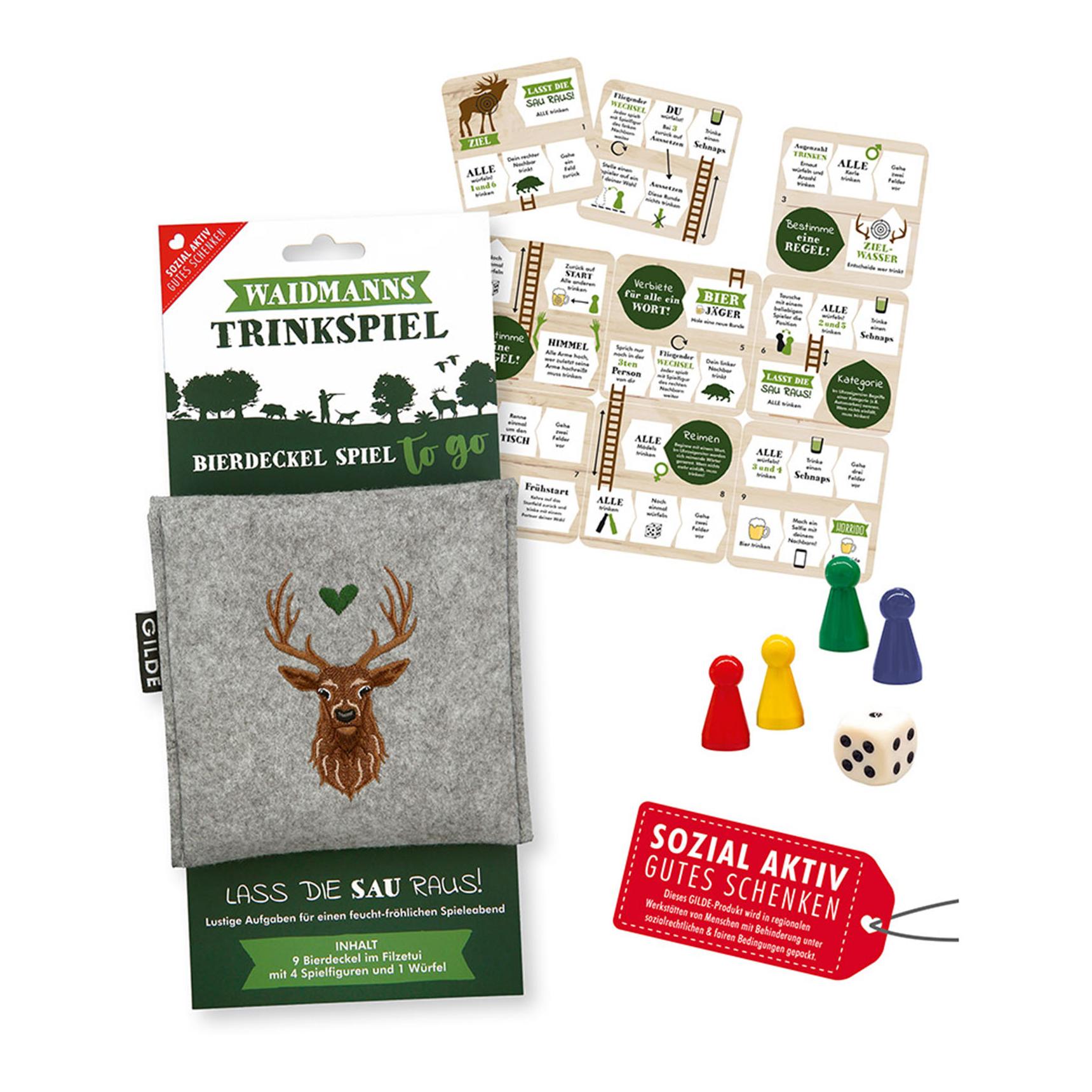 Bierdeckel-Spiel „To Go“  - Produktbild 1