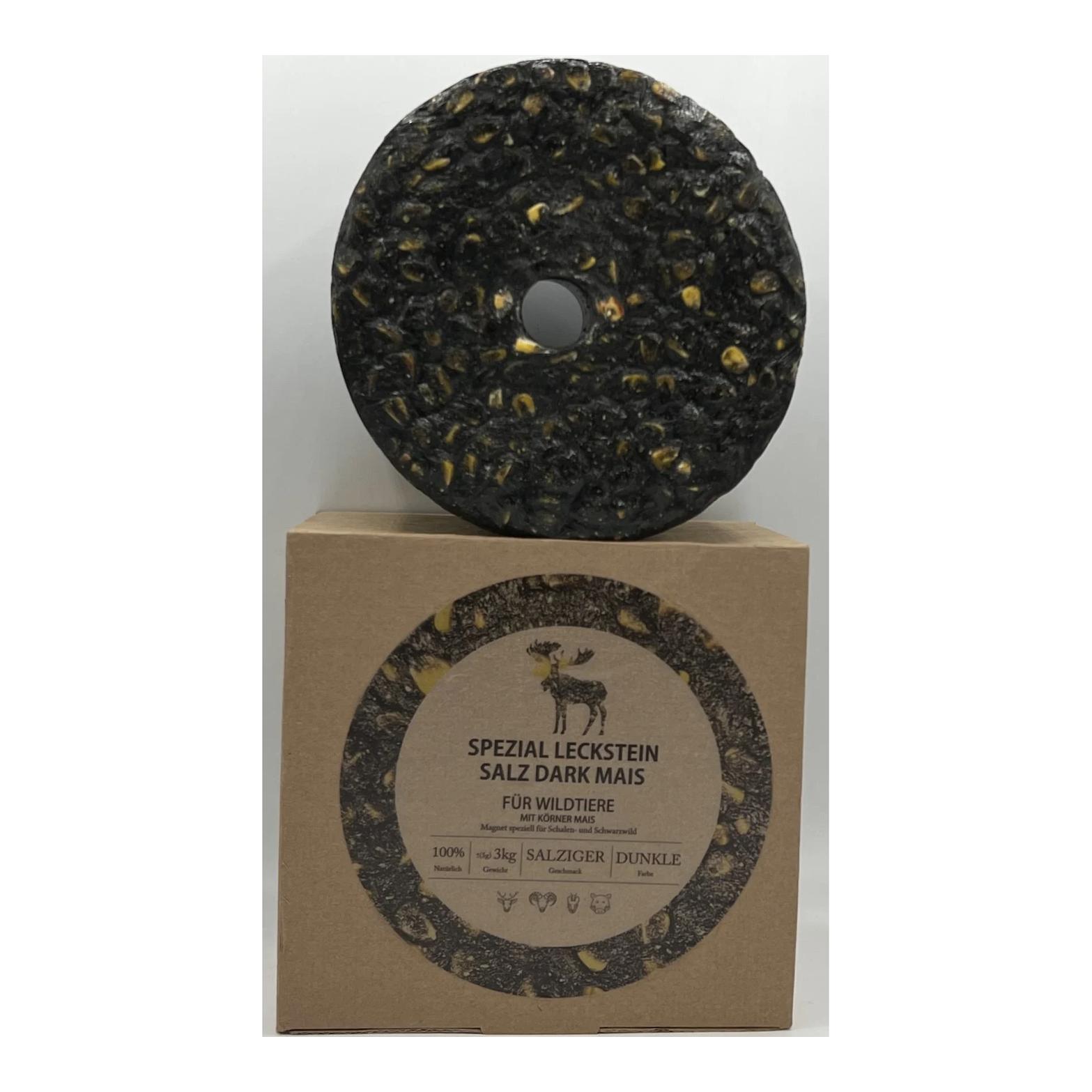 Spezial Leckstein Salz Mais Dark - Produktbild 1