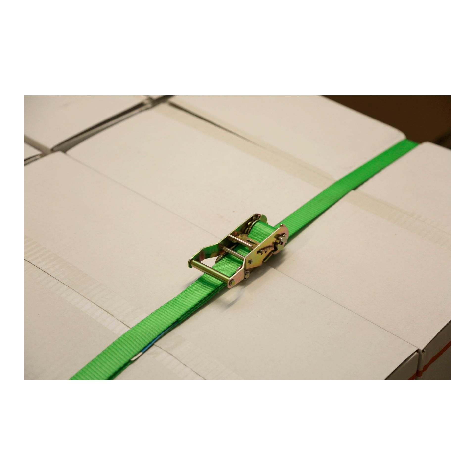 Ratschenzurrgurt 1-tlg. 25mm/5m, 750/1500kg - grün - Produktbild 2