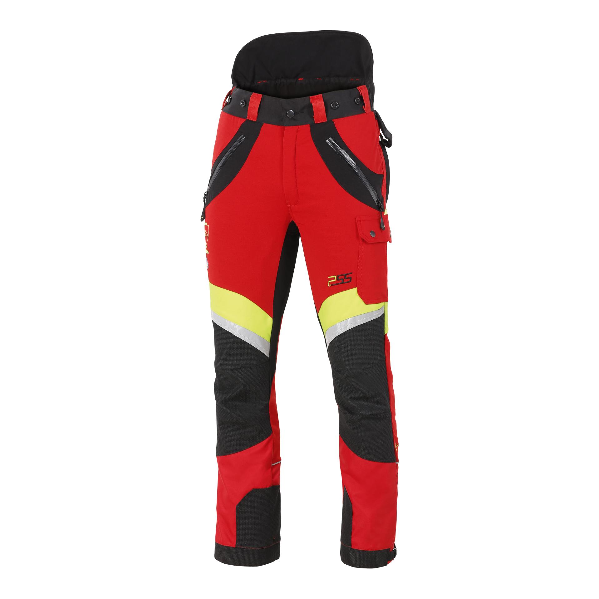 X-treme Air Schnittschutzhose - rot/gelb - Produktbild 1