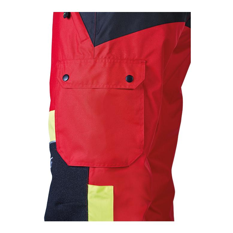 X-treme Rain Regenhose - rot/gelb - Produktbild 2