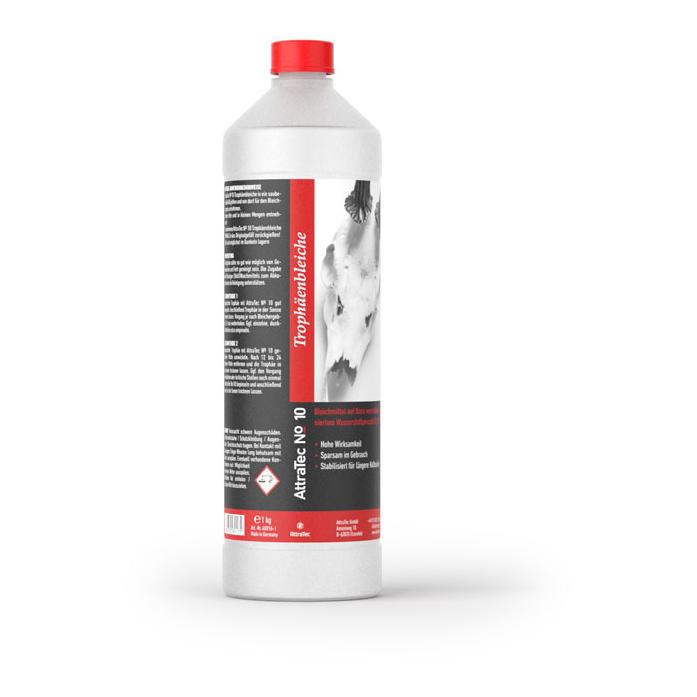 Trophäenbleiche - PE-Rundflasche - AttraTec No 10 - Produktbild 1