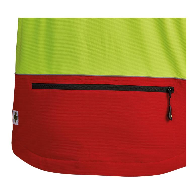 X-treme Vario Funktionsjacke - rot/gelb - Produktbild 4