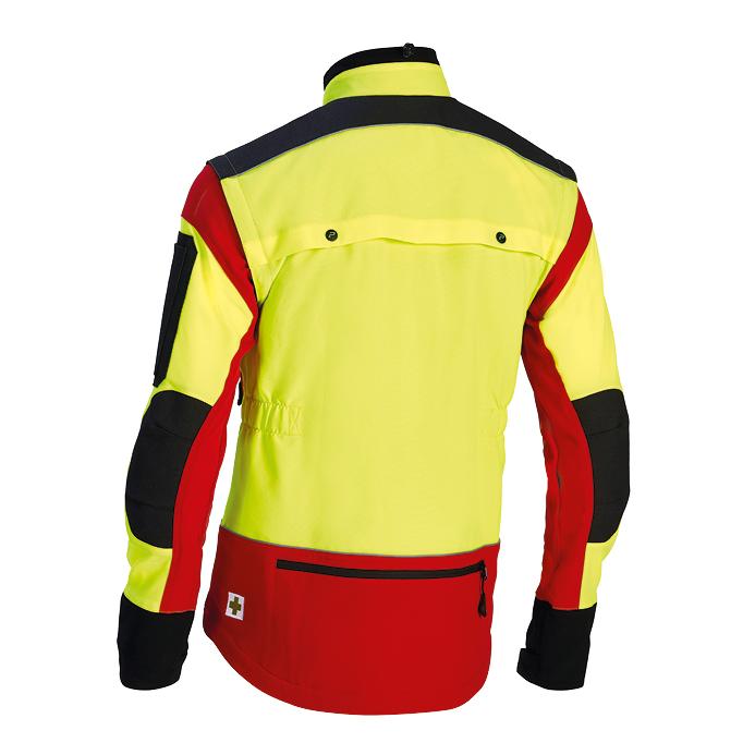 X-treme Vario Funktionsjacke - rot/gelb - Produktbild 3