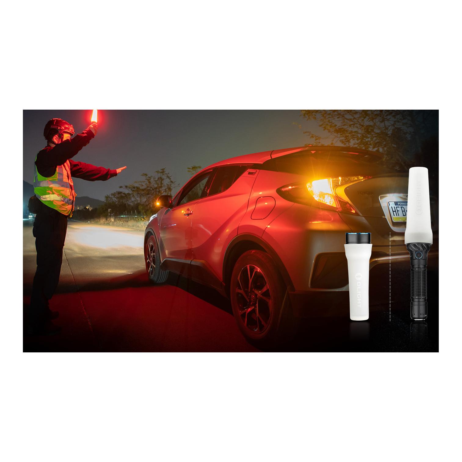 Freyr LED Taschenlampe mit vier Farben - Schwarz - Produktbild 3