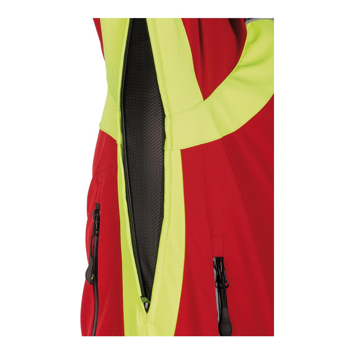 X-treme Shell Softshelljacke - rot/gelb - Produktbild 5