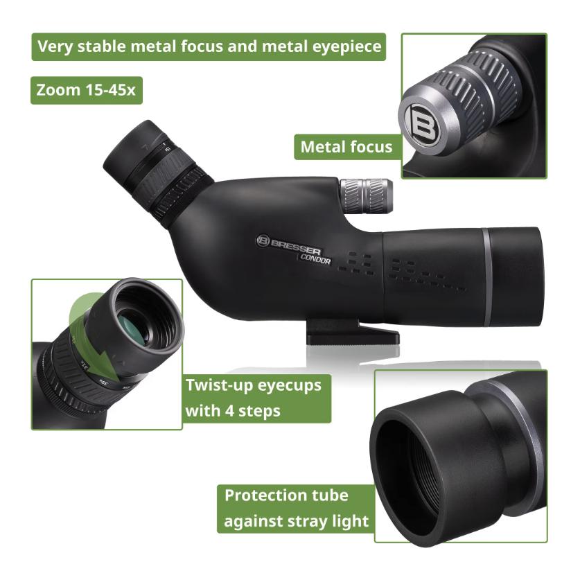 15-45x50 Condor Gen. II Spektiv 45°  - Produktbild 6