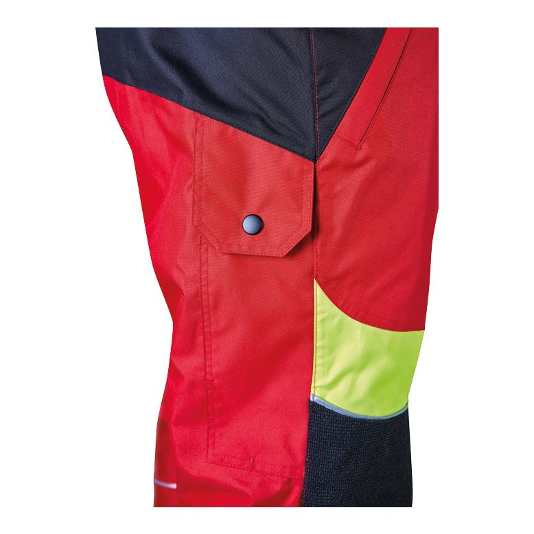X-treme Rain Regenhose - rot/gelb - Produktbild 2