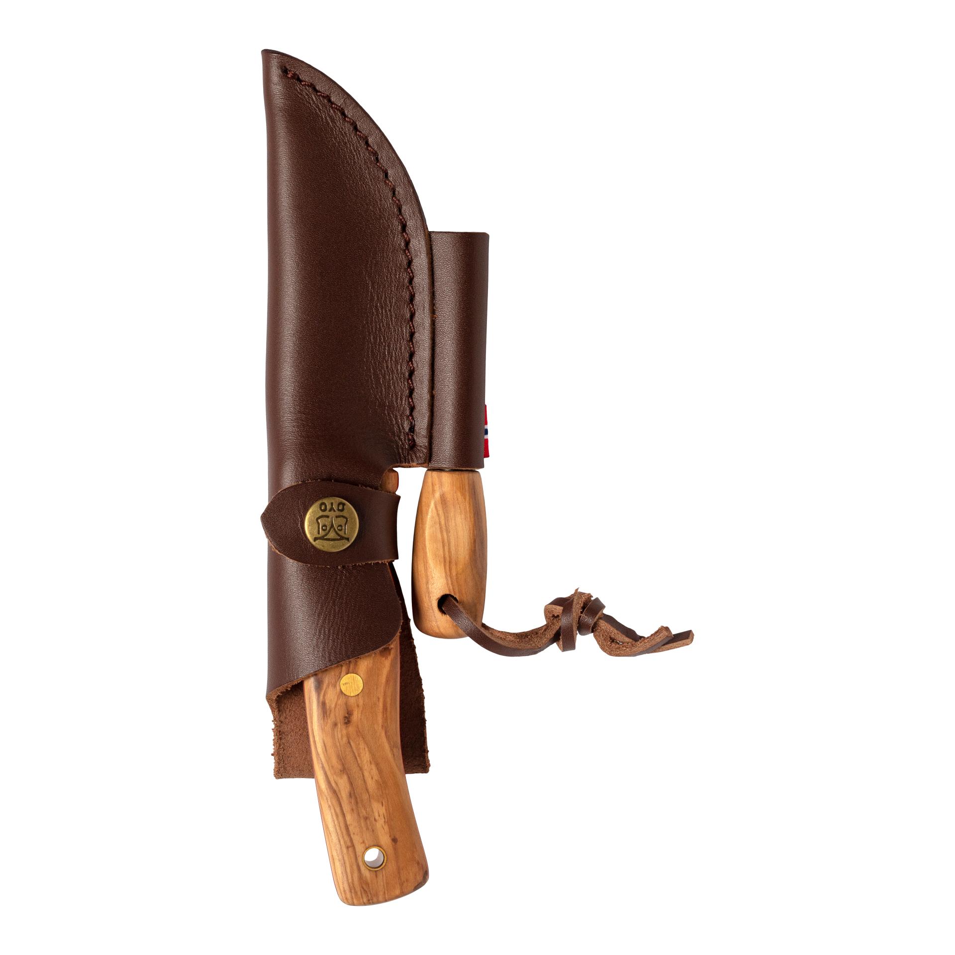 FEMUNDEN - Jagd/Outdoormesser mit Lederscheide (Full Tang)  - Produktbild 2